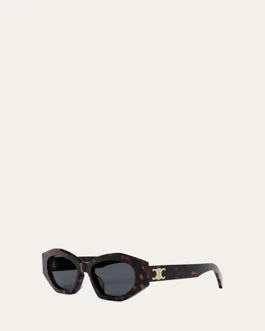 Celine Triomphe Logo Acetate Cat-Eye Sunglasses | Thumbnail 2 Celine Triomphe Logo Acetate Cat-Eye Sunglasses | Thumbnail 2