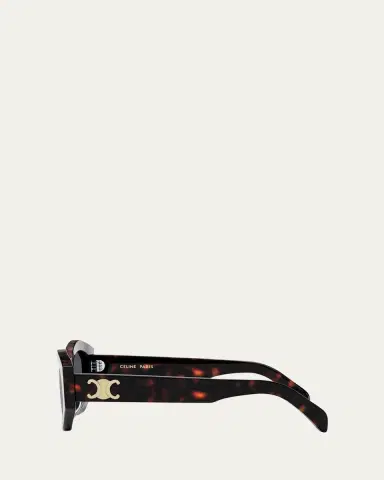 Celine Triomphe Logo Acetate Cat-Eye Sunglasses | Thumbnail 3 Celine Triomphe Logo Acetate Cat-Eye Sunglasses | Thumbnail 3