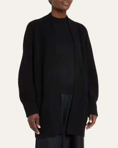 Vince Cashmere Shawl-Collar Open-Front Cardigan | Thumbnail 3