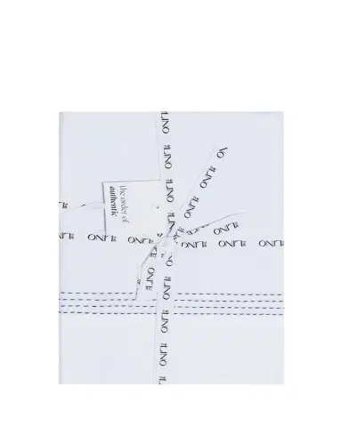 The Lino Essential Embroidered  Flat Sheet | Thumbnail 1