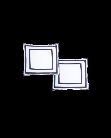 The Lino Essential Simple Square Shams, Set of 2 | Thumbnail 2