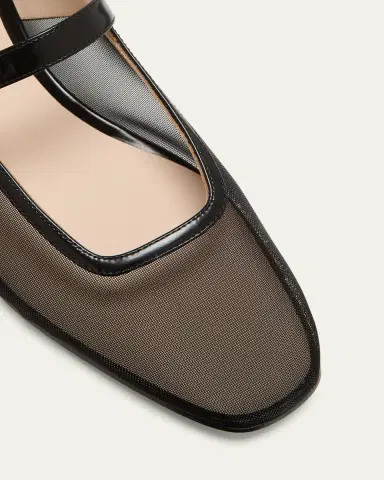 Le Monde Béryl Mesh Mary Jane Ballerina Flats | Thumbnail 5 Le Monde Béryl Mesh Mary Jane Ballerina Flats | Thumbnail 5