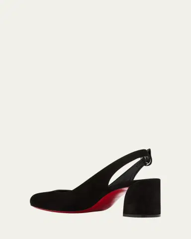Christian Louboutin 55mm So Jane Suede Slingback Pumps | Thumbnail 4