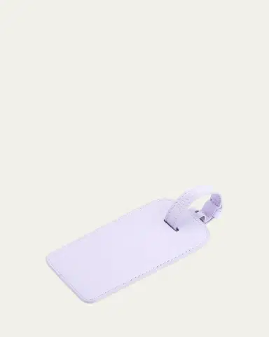 Royce New York Monogrammed Leather Luggage Tag, Personalized | Thumbnail 3