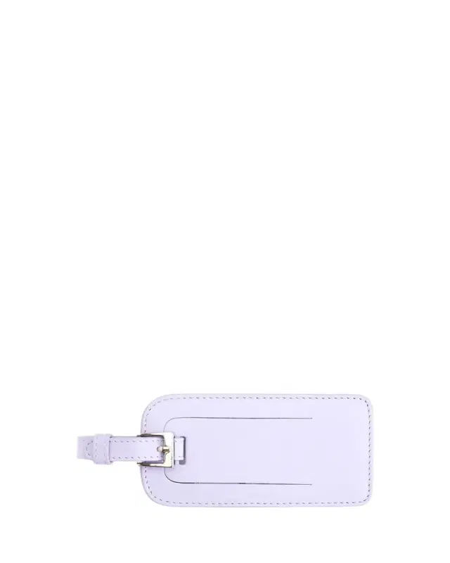 ROYCE New York Monogrammed Leather Luggage Tag, Personalized