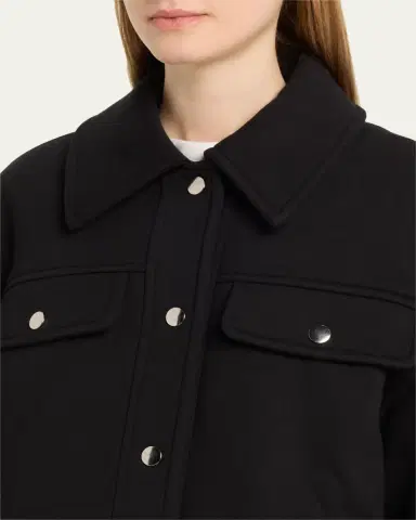 FAZ Jane Snap-Button Bomber Jacket | Thumbnail 5