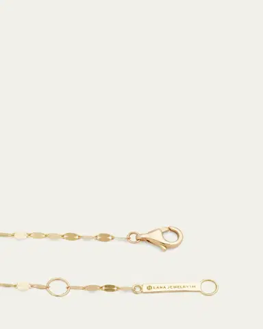 Lana 14K Gold Flawless Mini Diamond Bar Pendant Necklace | Thumbnail 4 Lana 14K Gold Flawless Mini Diamond Bar Pendant Necklace | Thumbnail 4
