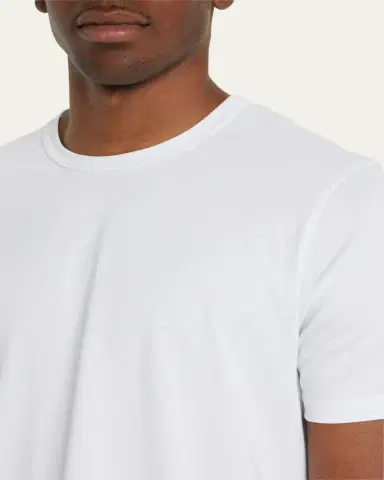 Gabriela Hearst Men's Bandeira Solid T-Shirt | Thumbnail 5 Gabriela Hearst Men's Bandeira Solid T-Shirt | Thumbnail 5