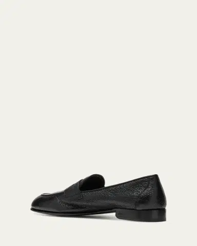Brioni Men's Appia Deerskin Penny Loafers | Thumbnail 2 Brioni Men's Appia Deerskin Penny Loafers | Thumbnail 2