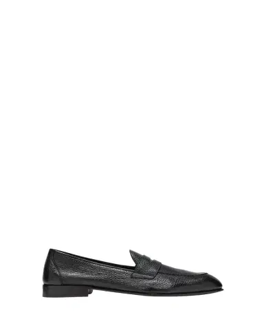 Brioni Men's Appia Deerskin Penny Loafers | Thumbnail 1 Brioni Men's Appia Deerskin Penny Loafers | Thumbnail 1