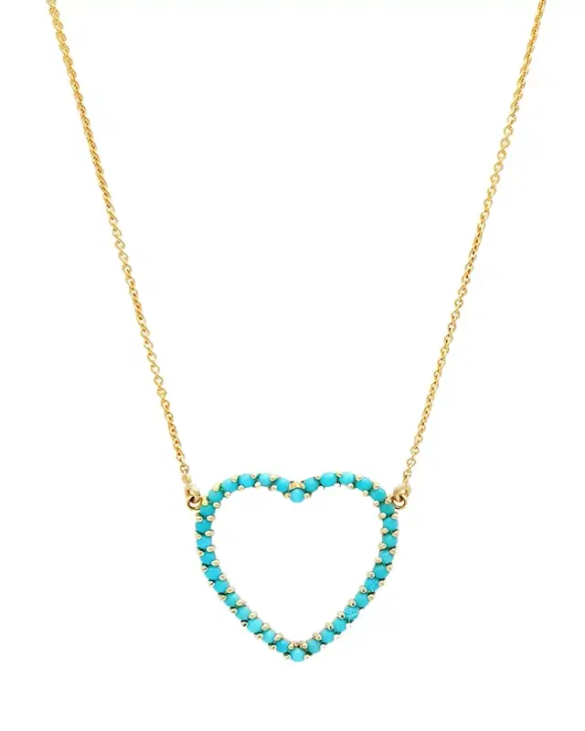 Jennifer Meyer Large Open Heart Necklace