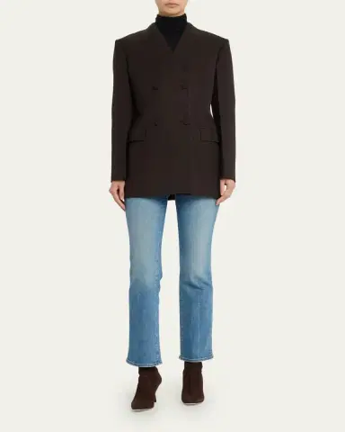 Manolo Blahnik Pamfilo Suede Stiletto Tall Boots | Thumbnail 3