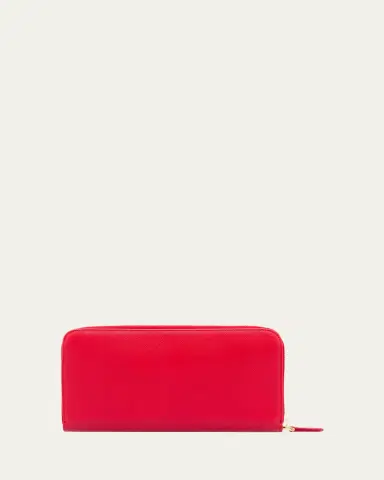 Prada Large Continental Leather Wallet | Thumbnail 2 Prada Large Continental Leather Wallet | Thumbnail 2