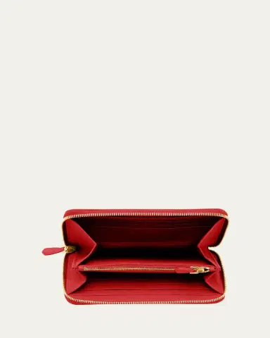 Prada Large Continental Leather Wallet | Thumbnail 3 Prada Large Continental Leather Wallet | Thumbnail 3