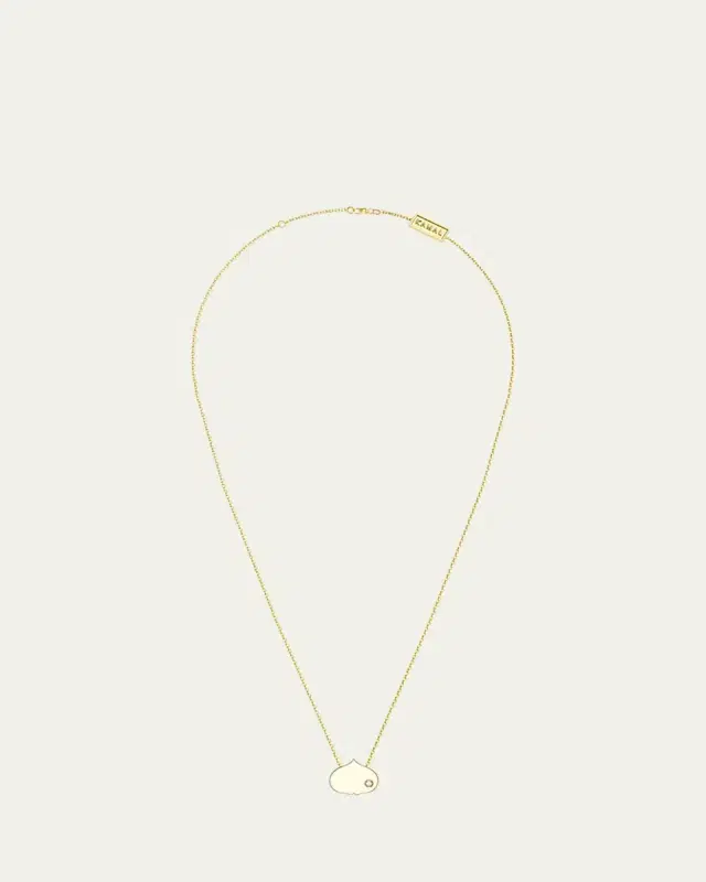 KAMAL Eye Adore Midi Pendant Necklace, 11mm