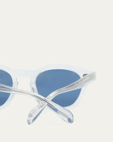 Oliver Peoples Clear Round Acetate Sunglasses | Thumbnail 5