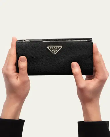 Prada Long Saffiano Wallet | Thumbnail 5