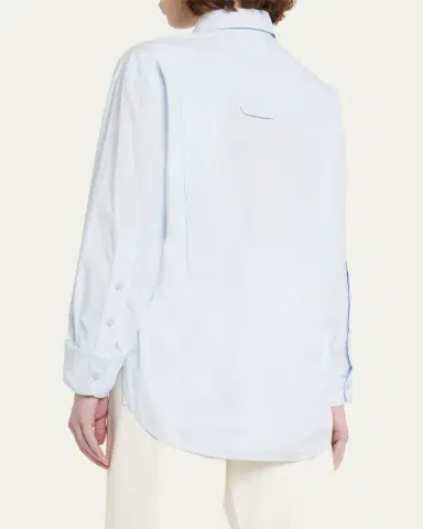 Citizens of Humanity Kayla Button-Front High-Low Shirt | Thumbnail 3