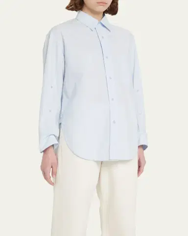 Citizens of Humanity Kayla Button-Front High-Low Shirt | Thumbnail 4