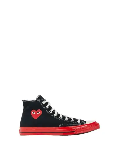 CDG Play x Converse Red Sole Canvas High-Top Sneakers | Thumbnail 1 CDG Play x Converse Red Sole Canvas High-Top Sneakers | Thumbnail 1