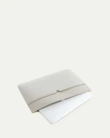 Royce New York Personalized Leather 13" Laptop Sleeve | Thumbnail 2