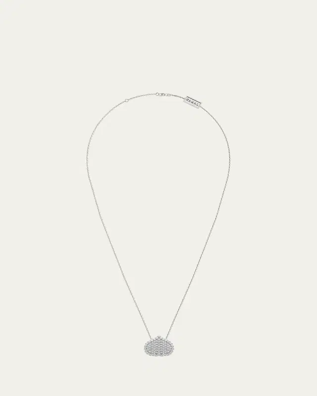 KAMAL Eye Adore Diamond Pave Pendant Necklace, 15mm
