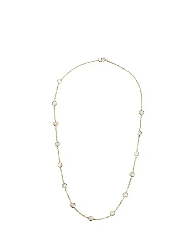 Ippolita 13-Stone Station Necklace in 18K Gold