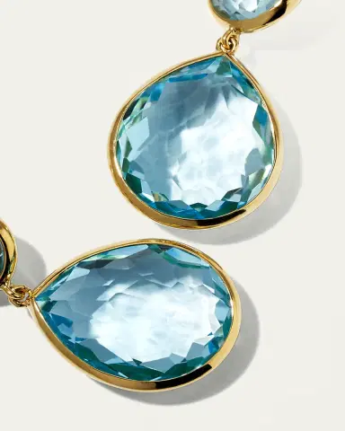 Ippolita Rock Candy Snowman Teardrop Earrings in 18K Gold | Thumbnail 3 Ippolita Rock Candy Snowman Teardrop Earrings in 18K Gold | Thumbnail 3