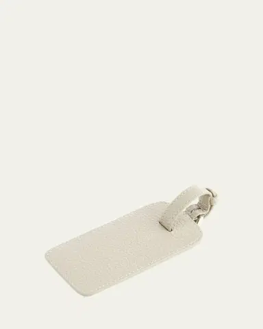 Royce New York Monogrammed Leather Luggage Tag, Personalized | Thumbnail 3