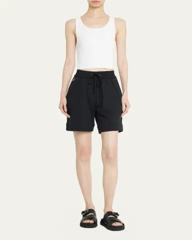 ÉTERNE Cropped Scoop-Neck Tank Top | Thumbnail 2
