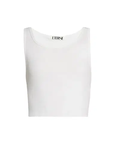 ÉTERNE Cropped Scoop-Neck Tank Top | Thumbnail 1