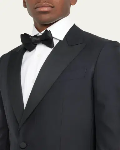 Zegna Men's Sartorial Wool and Silk Tuxedo | Thumbnail 5 Zegna Men's Sartorial Wool and Silk Tuxedo | Thumbnail 5