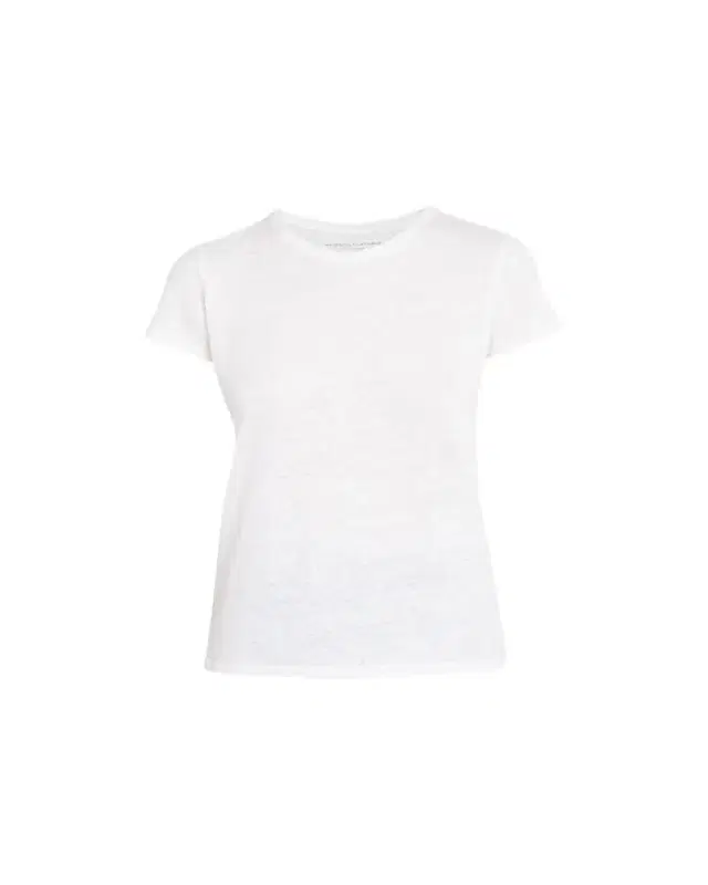 Stretch Linen Crewneck Tee