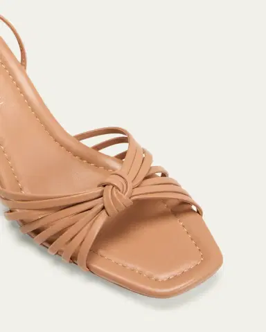 Loeffler Randall Olivia Leather Knot Block Heel Sandals | Thumbnail 5