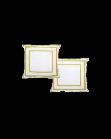 The Lino Essential Simple Square Shams, Set of 2 | Thumbnail 2