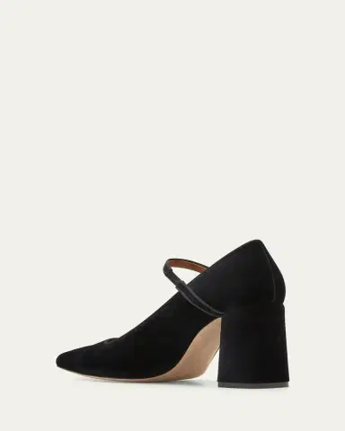Le Monde Béryl Claudia Leather Dual-Buckle Ballerina Flats | Thumbnail 4