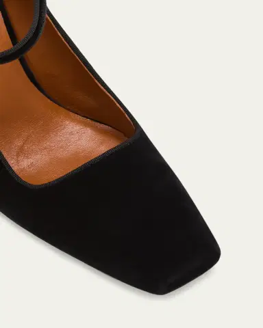 Le Monde Béryl Claudia Leather Dual-Buckle Ballerina Flats | Thumbnail 7