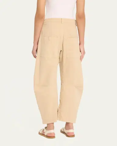 Nili Lotan Shon Mid-Rise Cropped Pants | Thumbnail 3 Nili Lotan Shon Mid-Rise Cropped Pants | Thumbnail 3