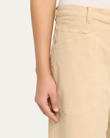 Nili Lotan Shon Mid-Rise Cropped Pants | Thumbnail 5 Nili Lotan Shon Mid-Rise Cropped Pants | Thumbnail 5
