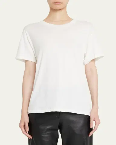 ÉTERNE Short-Sleeve Boyfriend T-Shirt | Thumbnail 4