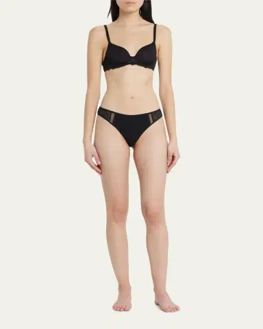 Simone Pérèle Reve Lace Plunge Bra | Thumbnail 2