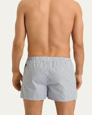 Hanro Men's Fancy Woven Cotton Boxers | Thumbnail 4