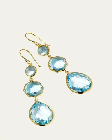 Ippolita Small Crazy 8's Earrings in 18K Gold | Thumbnail 3 Ippolita Small Crazy 8's Earrings in 18K Gold | Thumbnail 3