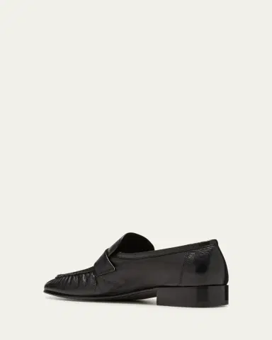 THE ROW Soft Leather Flat Loafers | Thumbnail 4