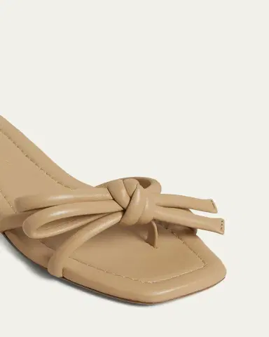 Loeffler Randall Hadley Leather Bow Sandals | Thumbnail 5