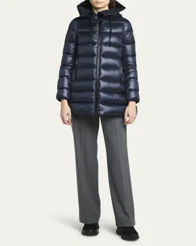 Moncler Suyen Down Quilted Nylon Hooded Parka | Thumbnail 6 Moncler Suyen Down Quilted Nylon Hooded Parka | Thumbnail 6