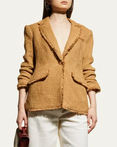 Cinq à Sept Khloe Boucle Blazer | Thumbnail 4 Cinq à Sept Khloe Boucle Blazer | Thumbnail 4