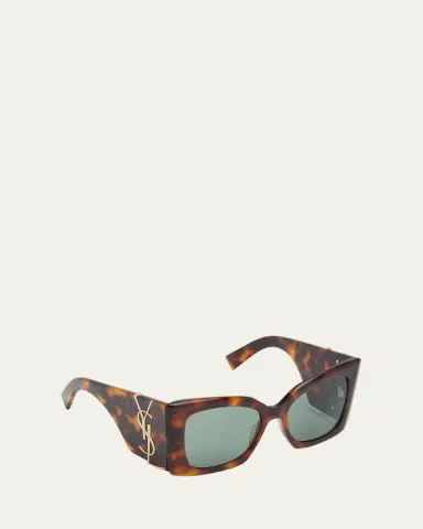 Saint Laurent Blaze Acetate Cat-Eye Sunglasses | Thumbnail 2
