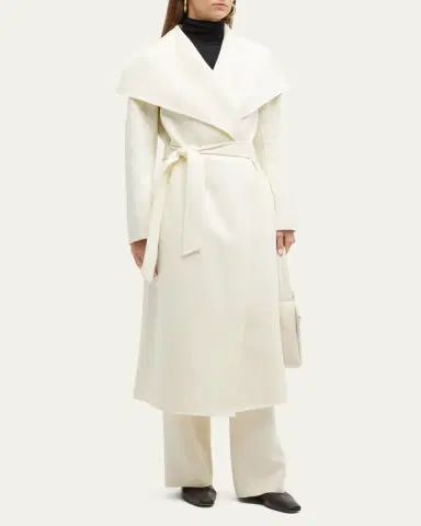 Mackage Mai Wool Belted Wrap Coat | Thumbnail 8