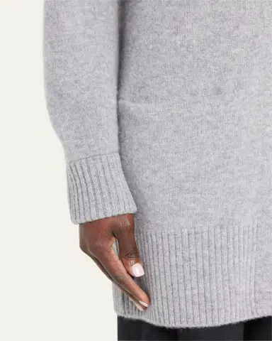 Vince Cashmere Shawl-Collar Open-Front Cardigan | Thumbnail 4